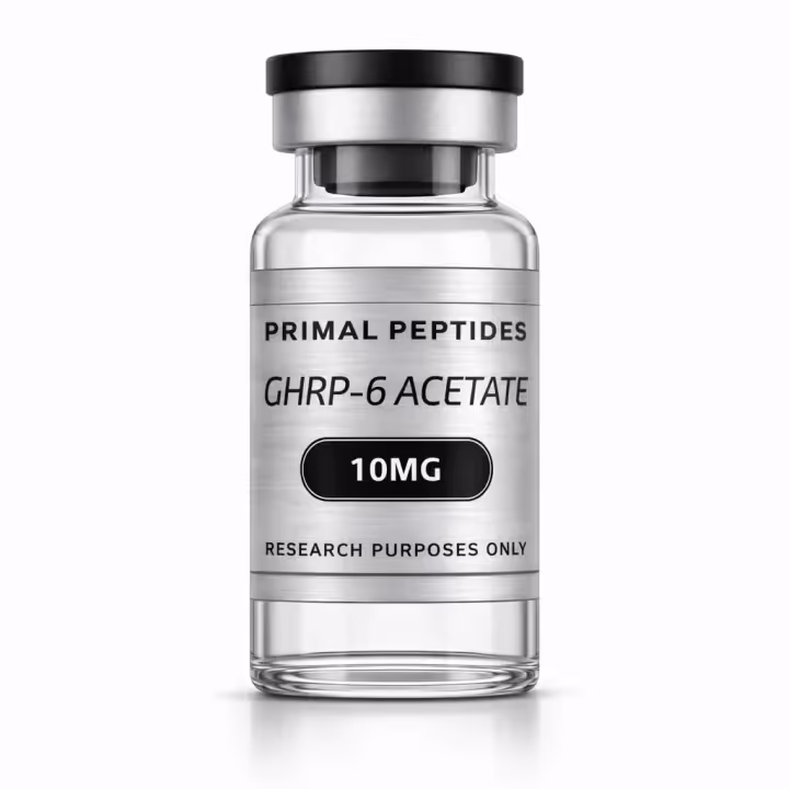 GHRP-6 10mg — flacon de matériau de référence analytique